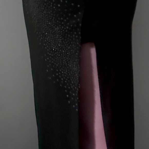 Bodycon Black beaded elegant Evening wear mermaid dress size medium - Picture 4 of 16